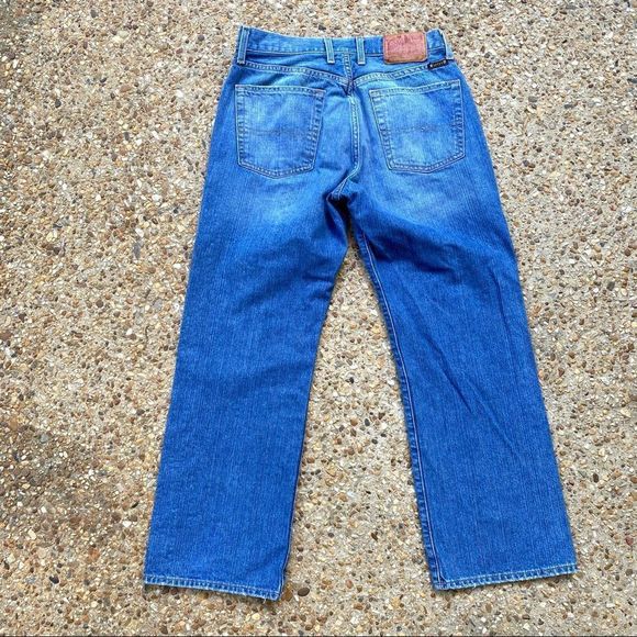 Lucky Brand Men's Dungarees Gene Montesano Bootcut Short Jeans Size 30 - Picture 10 of 10